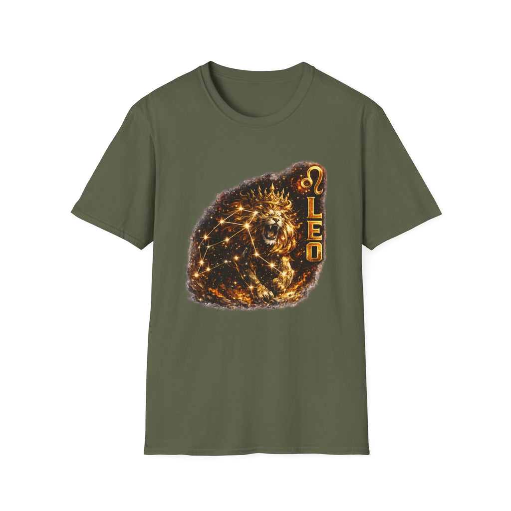 Leo Constellation Lion T-Shirt — Zodiac Astrology Graphic Tee