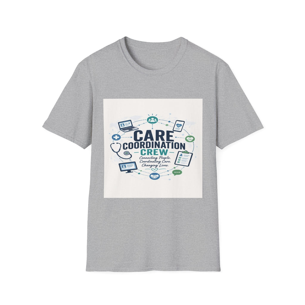 T-shirt Graphic Featuring Modern Aesthetic Care Coordination Crew- Graphic Tees