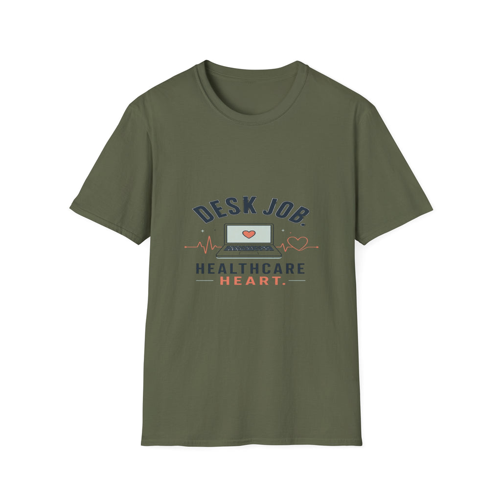 Minimalist T-shirt Design Showcasing Healthcare Heartbeat Concept- Graphic Tees