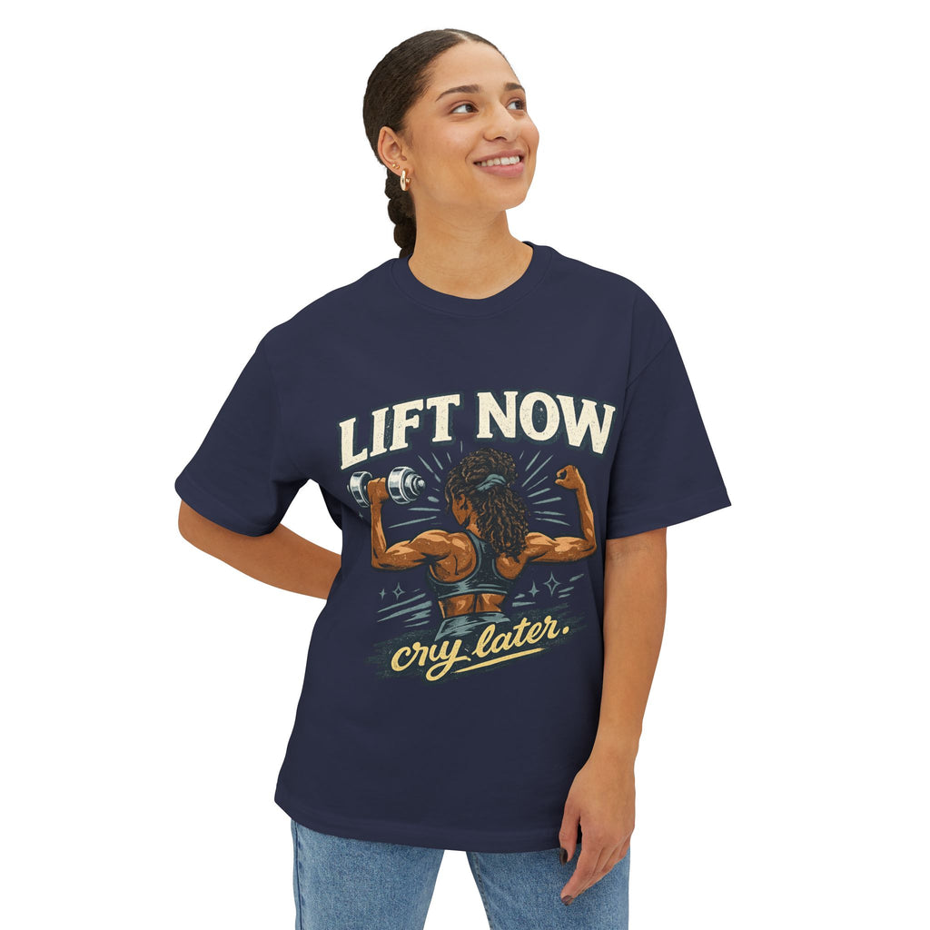 Lift Now Cry Later Tee — Women’s Fitness Graphic T-Shirt