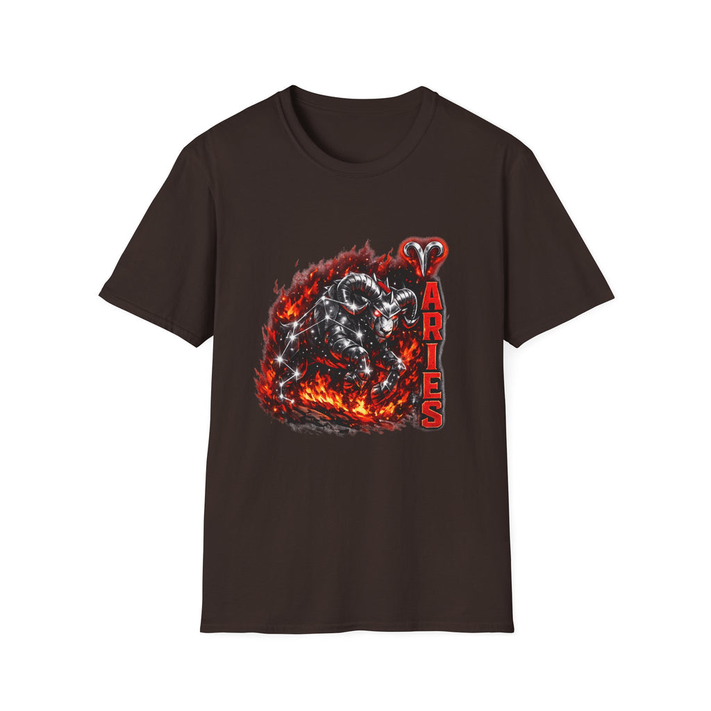Aries Ram Zodiac T-Shirt — Fiery Ram Astrology Tee