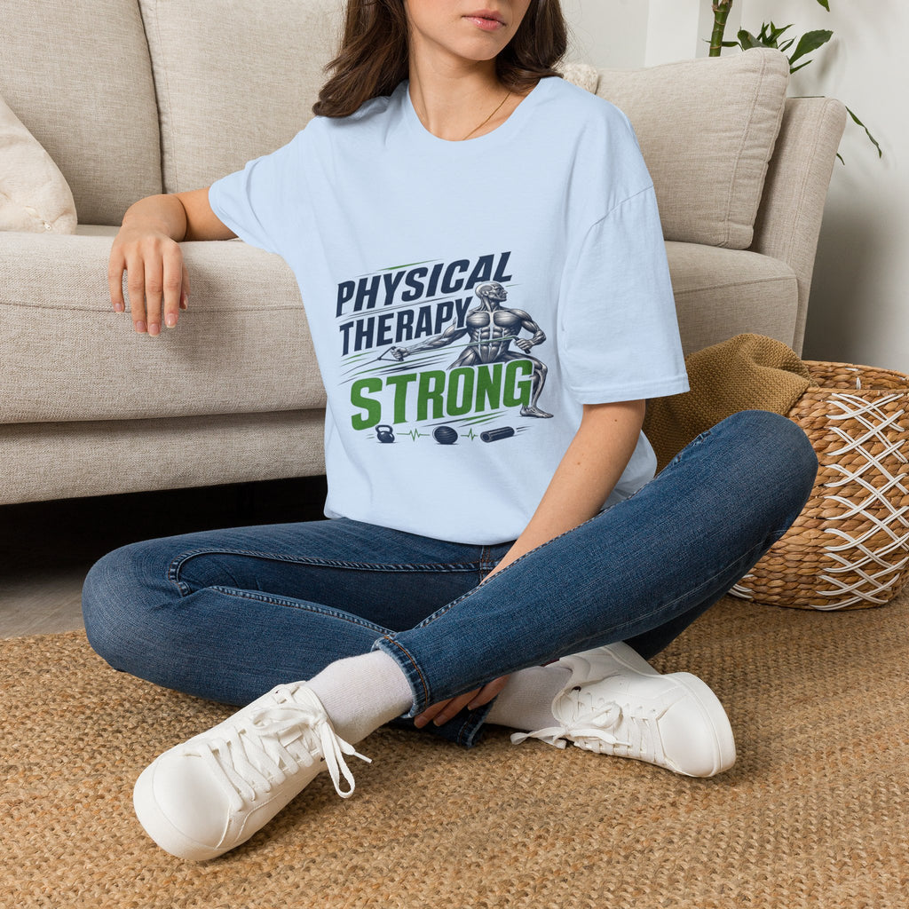 Bold Typography Design With Muscular Figure and Dynamic Lines- Graphic Tees