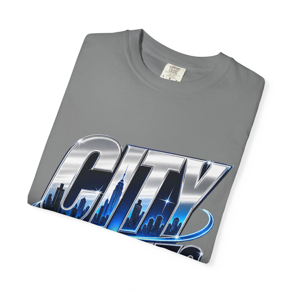 City Lights Skyline Graphic  Softstyle T-Shirt