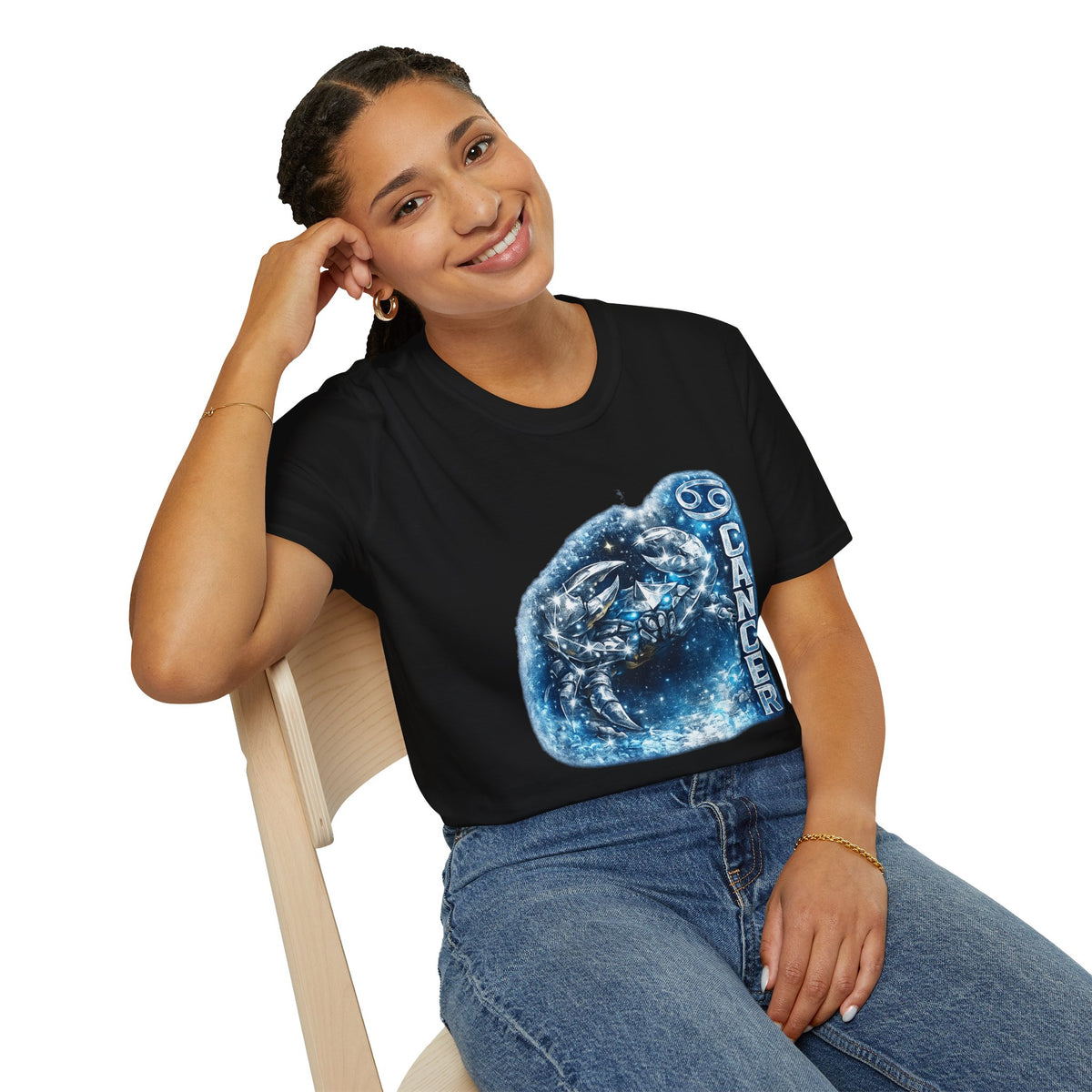 Cancer Zodiac T-Shirt — Cosmic Crab Astrology Tee