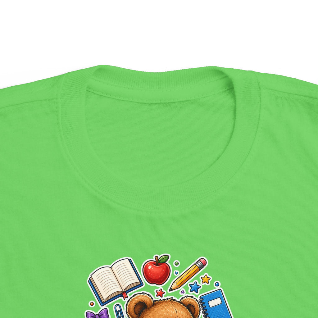 Toddler Bear School Tee — Cute Back-to-School Shirt for Kids