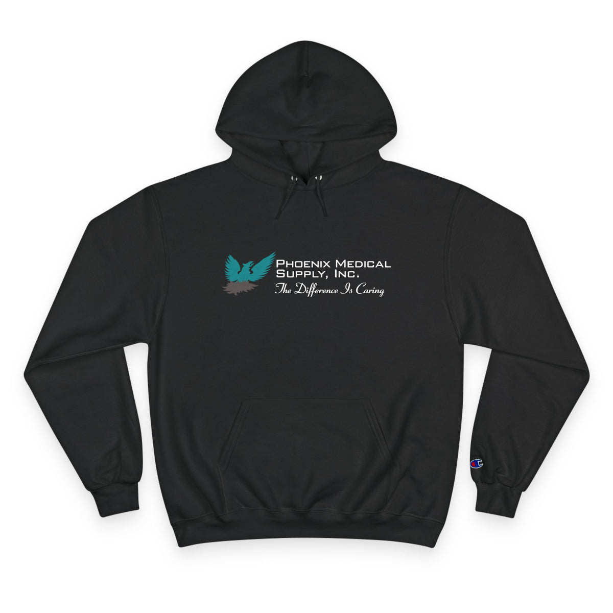 Champion Hoodie — Phoenix Medical Supply Logo Hoodie
