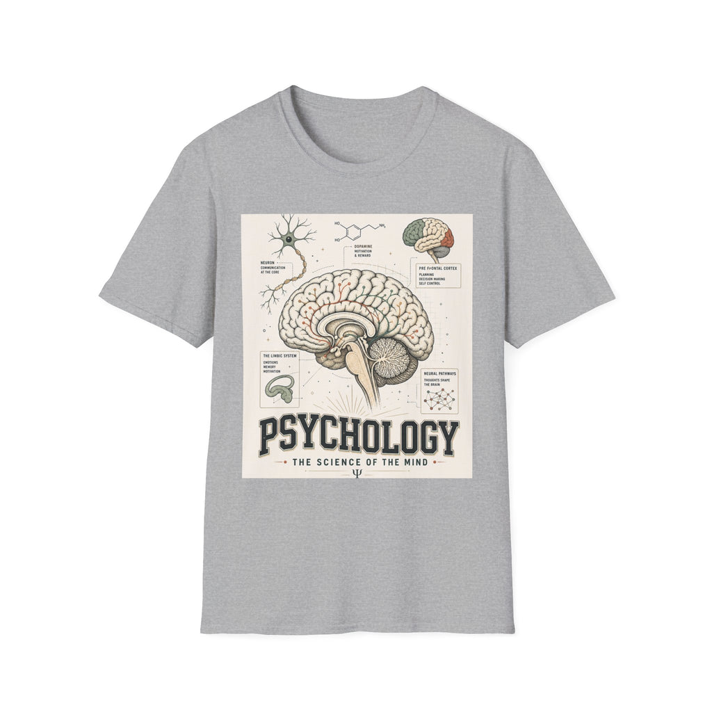 Human Brain Illustration Featuring Neural Pathways And Typography