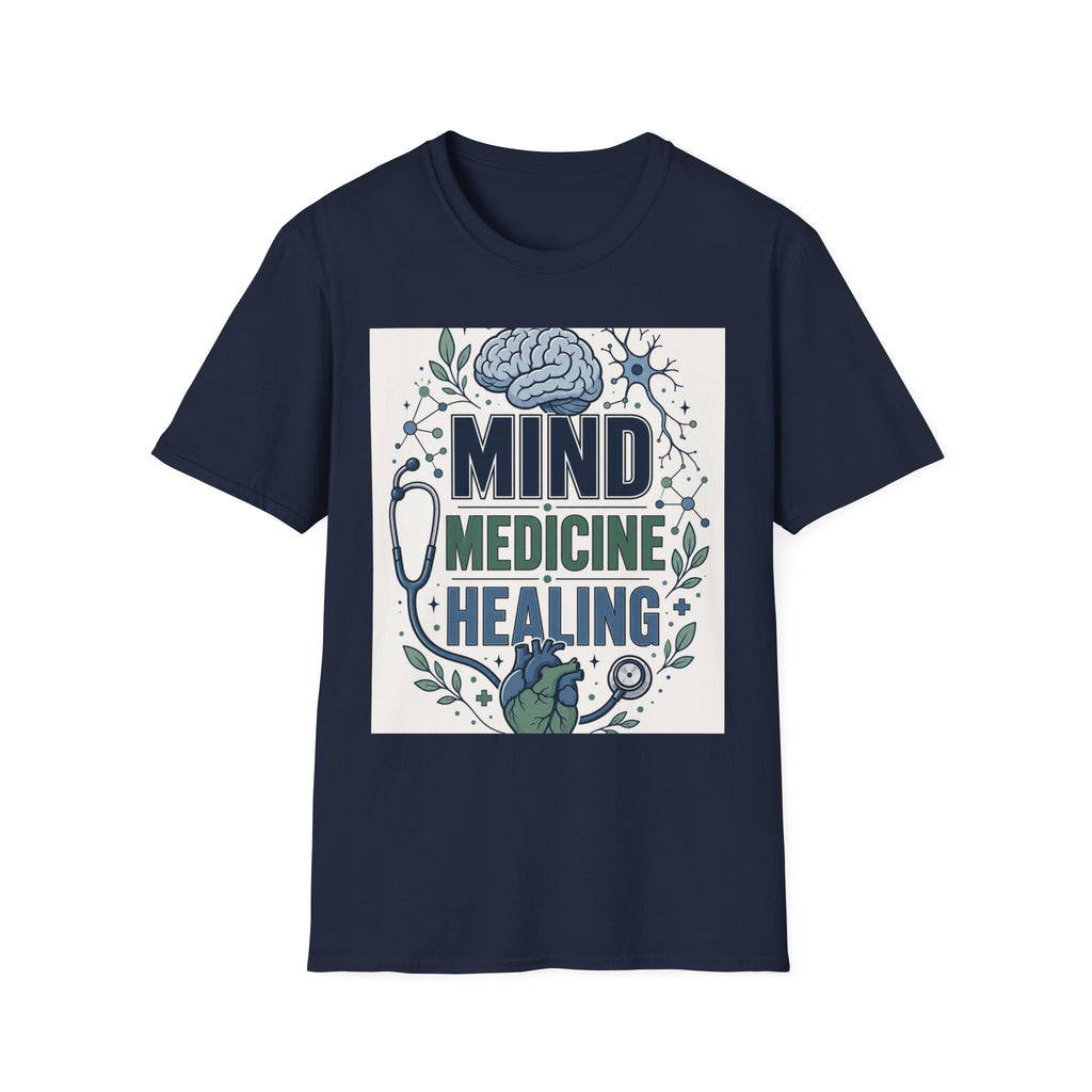 Illustration Of Stacked Words Mind Medicine Healing With Medical Icons