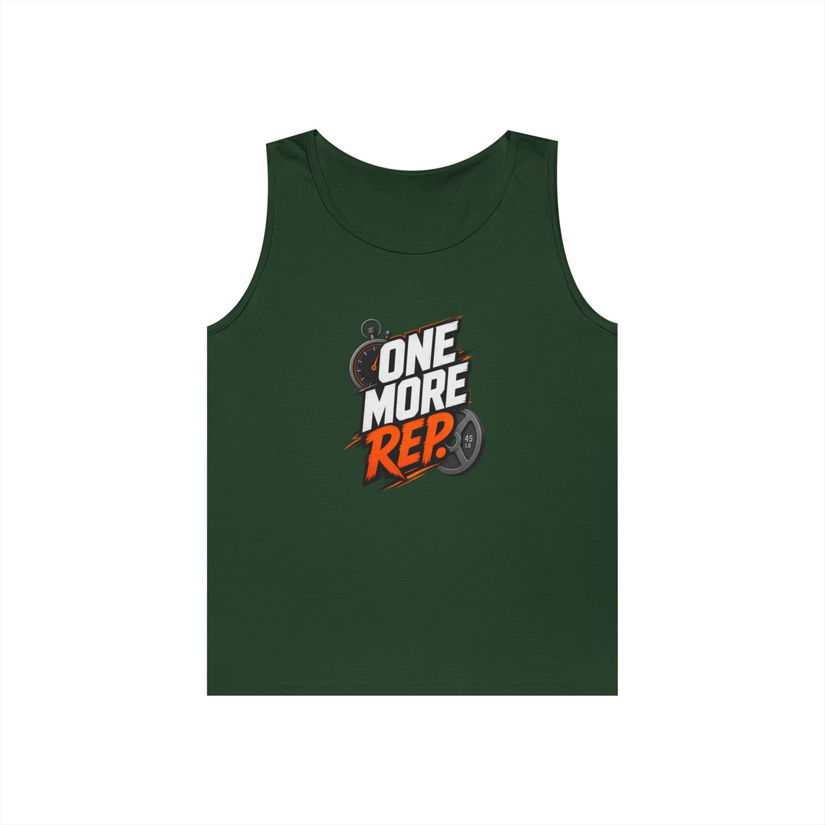 One More Rep Tank Top — Motivational Gym Workout Tank