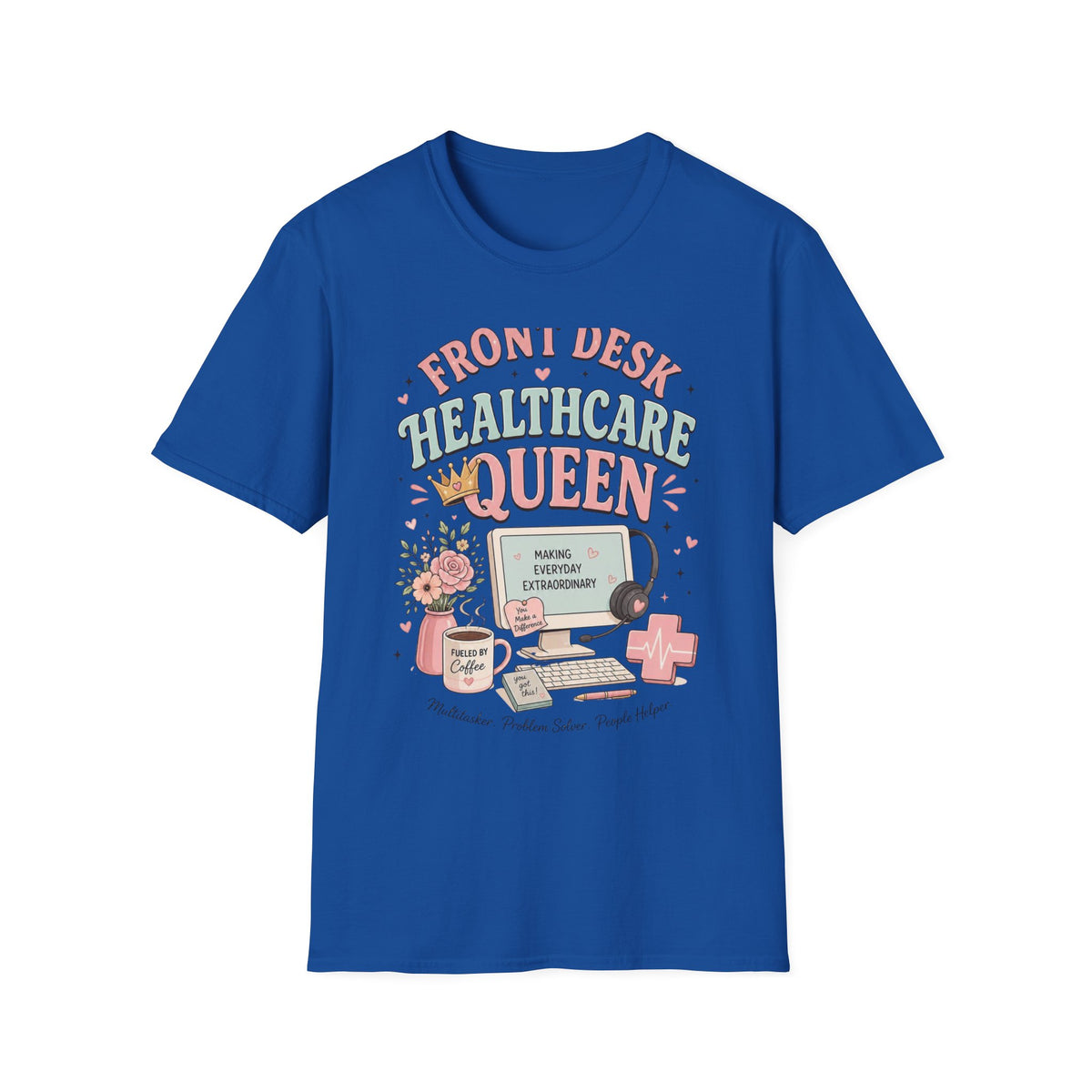 Playful Feminine Design For Front Desk Healthcare Queen