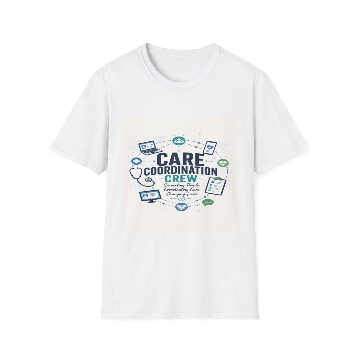 T-shirt Graphic Featuring Modern Aesthetic Care Coordination Crew- Graphic Tees