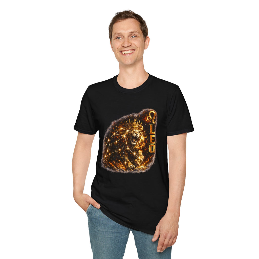 Leo Constellation Lion T-Shirt — Zodiac Astrology Graphic Tee