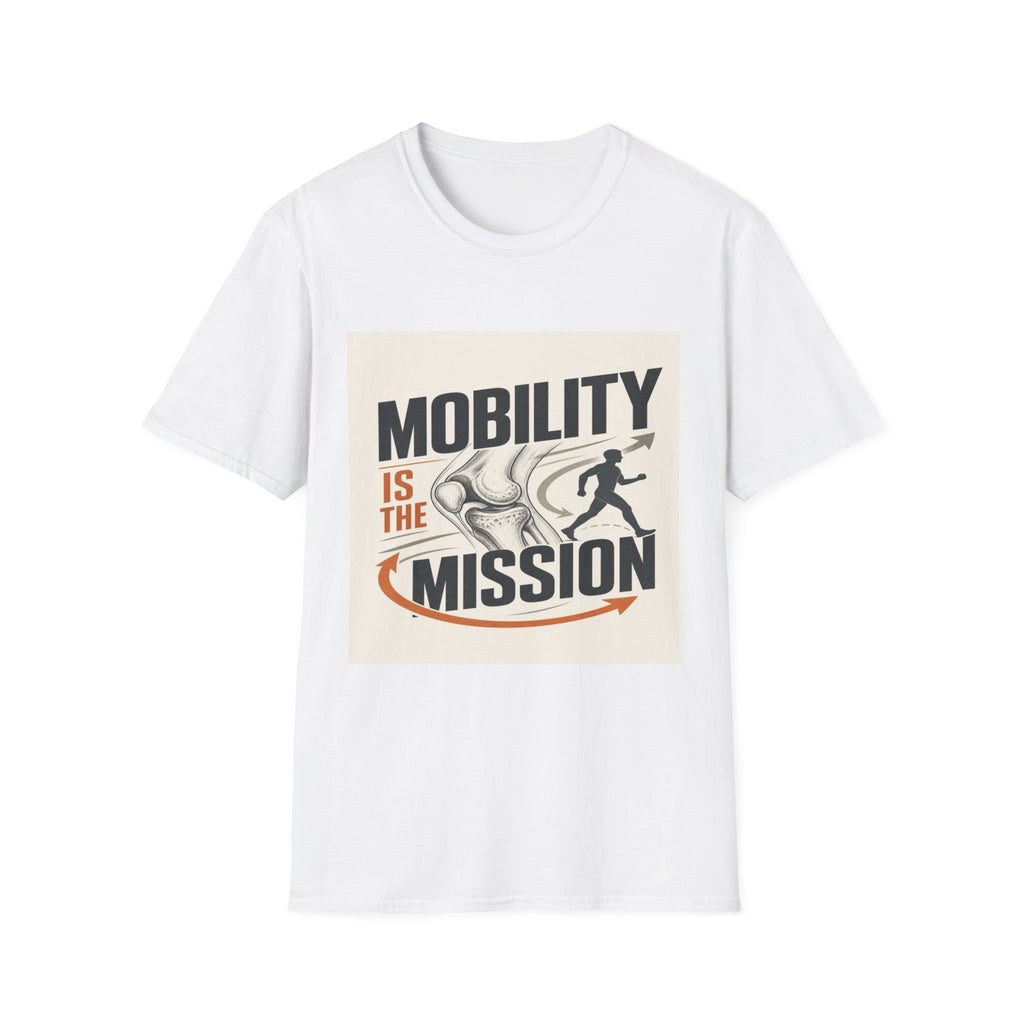 Bold Typography And Anatomical Illustration Representing Mobility Mission- Graphic Tees