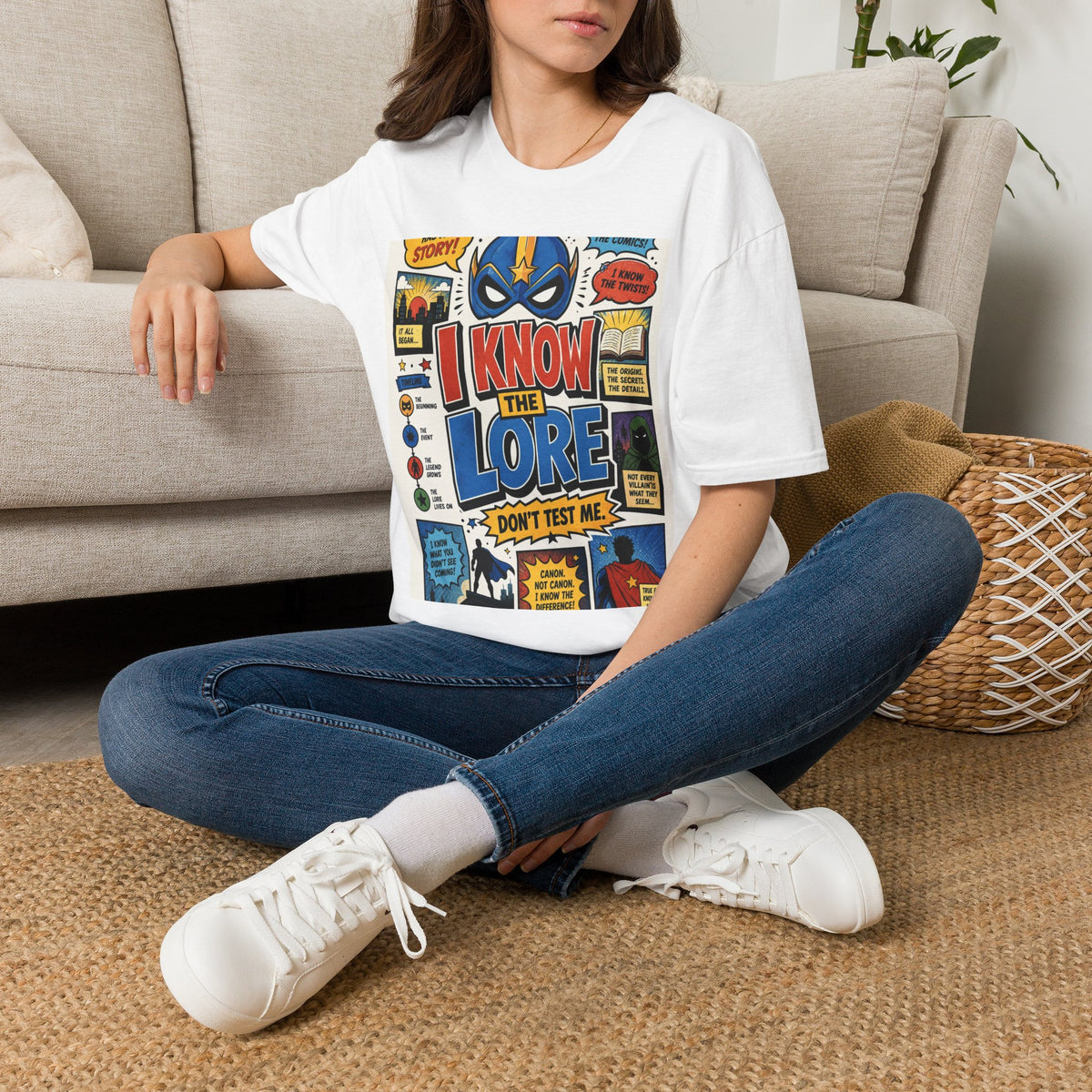 T Shirt Design Featuring Whimsical Superhero Theme And Engaging Text