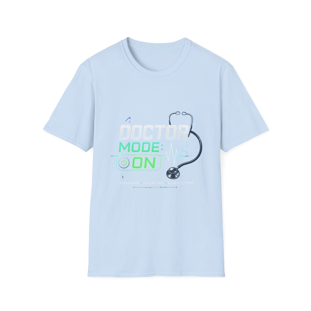 Modern Graphic T Shirt Design Featuring Doctor Mode Text